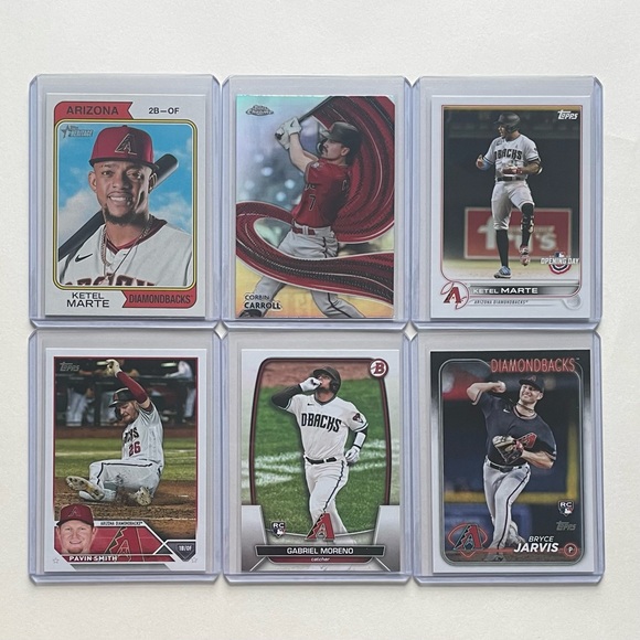 Topps Other - Lot of 6 Arizona Diamondbacks Topps MLB Baseball Cards